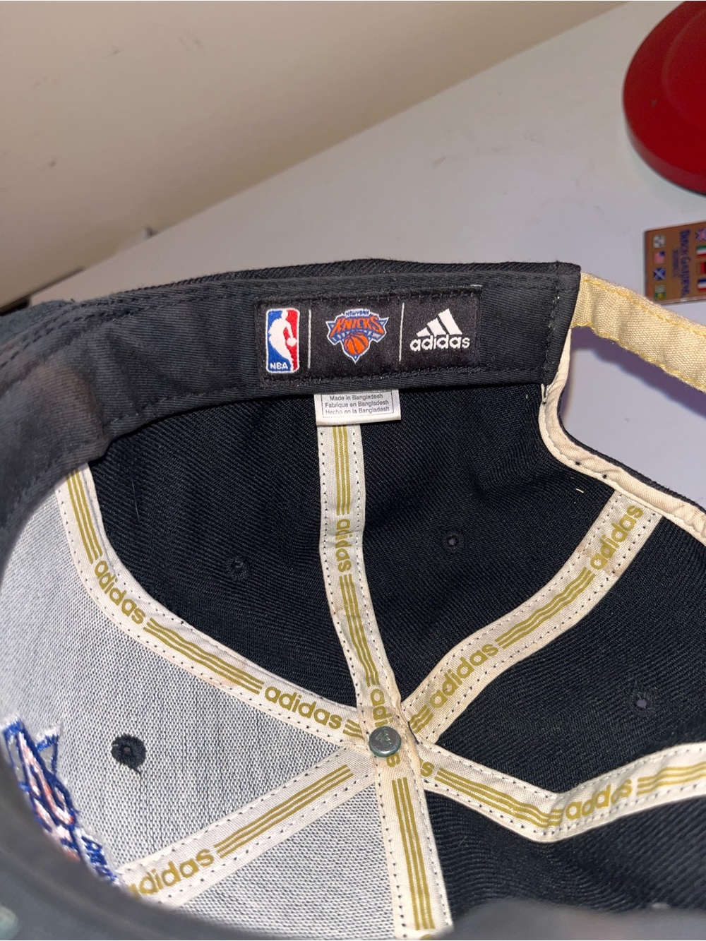 VTG Y2K adidas chain link NEW YORK knicks adidas strap back hat - Picture 4 of 5